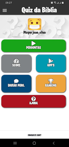 Android application Quiz da Bíblia - V1 screenshort
