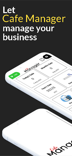 Android application Cafe Manager screenshort