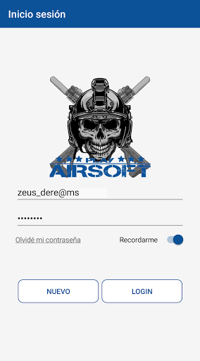 Android application PlayAirsoft screenshort