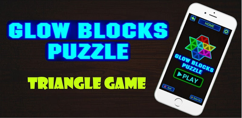 Glow Block Triangle Puzzle