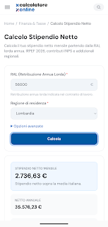 Calcolatore Online screenshot 2