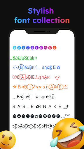Fonts Keyboard: Themes, Emoji Screen 2