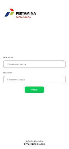 Android application Pertamina Checklist Refueller screenshort