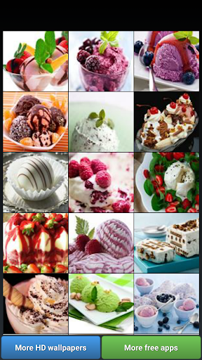 Android application Colorful Ice-Cream Wallpapers screenshort