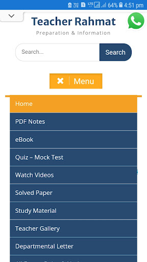 Android application Teacher Rahmat screenshort
