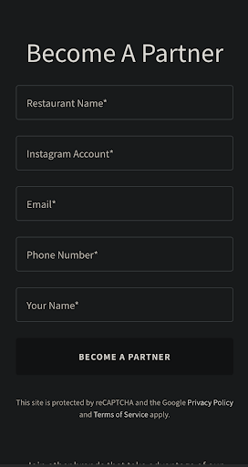 Orderoo: Become a partner Screen 2