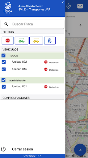 UBICA Rastreo Satelital Screen 2