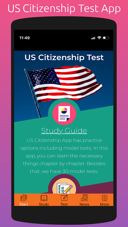 USA Citizenship Test Practice - 4.0.2 - (Android)