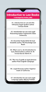 Introduction to Law Books PDF