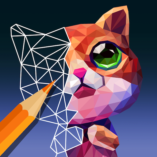 PolyGO - LowPoly Coloring book for adults