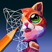 PolyGO - LowPoly Coloring book for adults