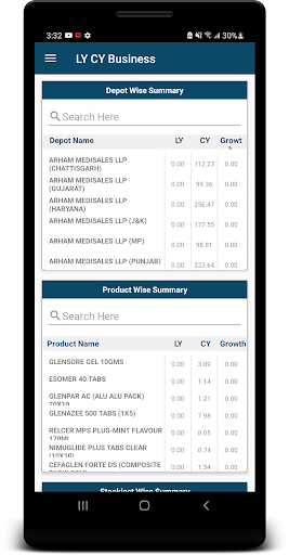 Arham MediSales Manager Screen 3