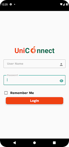 Android application UniConnect screenshort
