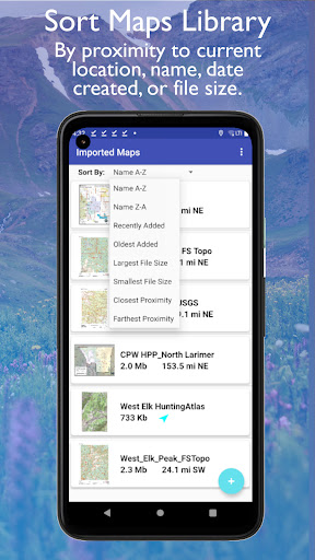 Screenshot of CPW Mobile PDF