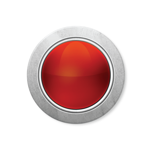 Red Panic Button  Icon
