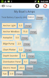 Boat Battery Amps Calculator