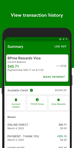 BPme Rewards Visa Screen 2