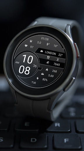 ZKin Watch Retro Elegant Black