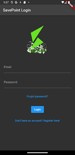 Android application SavePoint screenshort