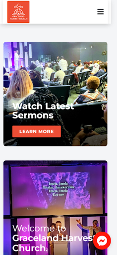 Android application Graceland Harvest Church screenshort