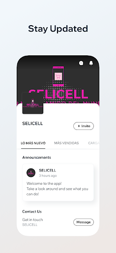 SELICELL Screen 2