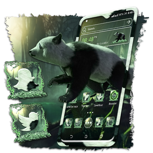 Panda Forest Launcher Theme logo