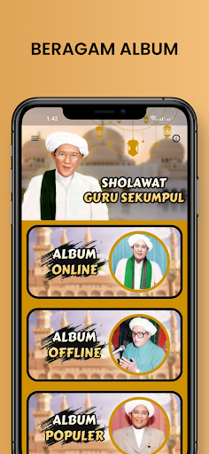 Lirik Sholawat Guru Sekumpul Screen 2
