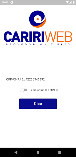 Android application Caririweb screenshort