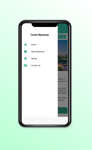 Android application Travel Myanmar screenshort