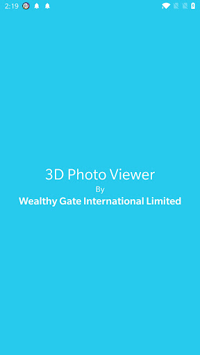 Android application 3D photo viewer screenshort