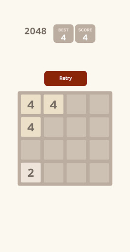 Android application 2048 Square Merge screenshort