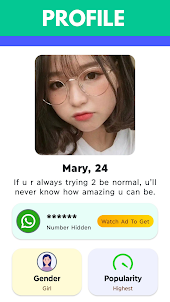 ConnectMe: Girls Mobile Number