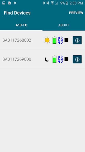 Android application A10-TX Remote screenshort