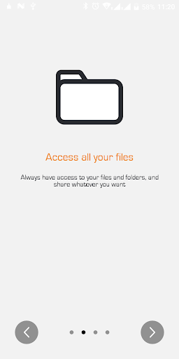 Android application Saturn Cloud screenshort