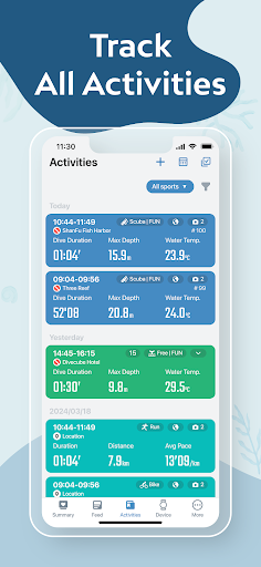 ATMOS : Online dive logbook screenshot 2