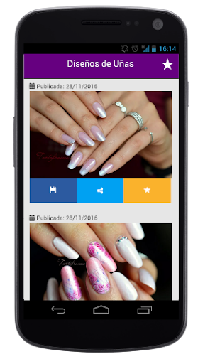 Diseños de uñas Screenshot 1 - AppWisp.com