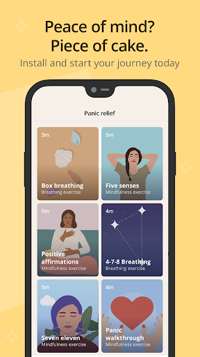 Screenshot of Panic Attack Help - Mind Ease