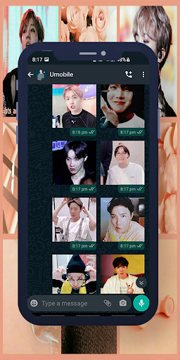 Jhope BTS Animated WASticker Screen 3