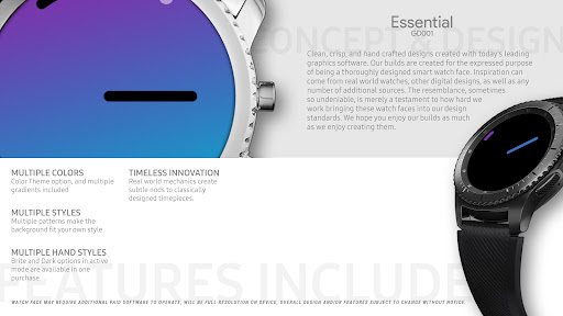 Android application Essential GD001 screenshort
