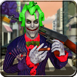 Real joker Clown Attack:Crime City Gangster Squad icon