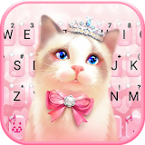 Bowknot Crown Kitty Keyboard Theme icon