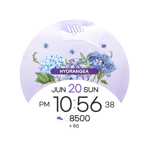 SamWatch Flower 2022 Hydrangea logo