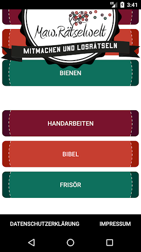 Android application Maw.Rätselwelt screenshort