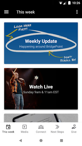 BridgePoint Church FL Screenshot