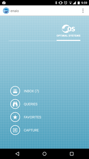 Android application enaio screenshort