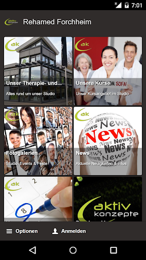 Android application Rehamed Forchheim screenshort