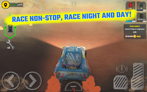 Android application Finke Desert Race Game screenshort