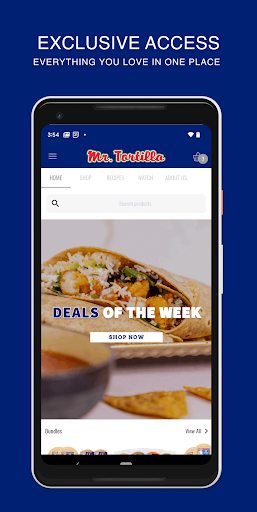 Mr. Tortilla Store Screen 2