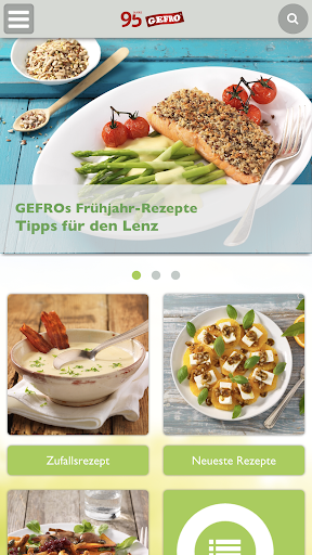 Android application GEFRO Rezepte screenshort