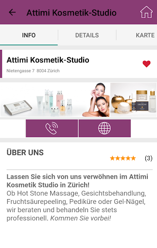 Beauty-App Schweiz Screen 2